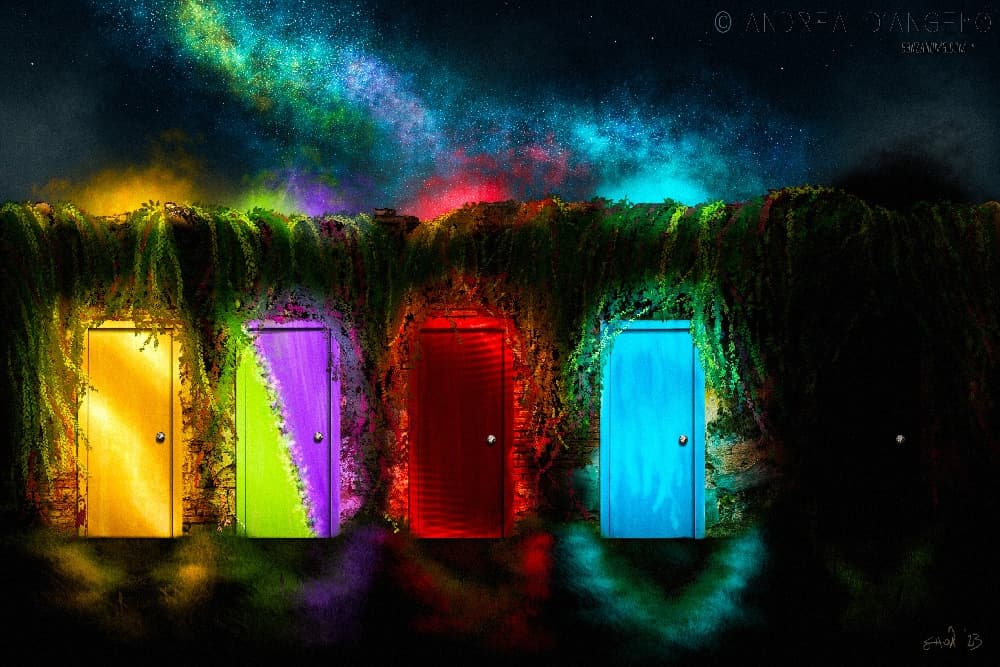 La Cinque Porte – Illustrazione per romanzo weird