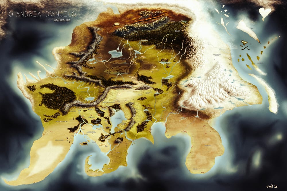 La mappa della saga de “I Silenzi”