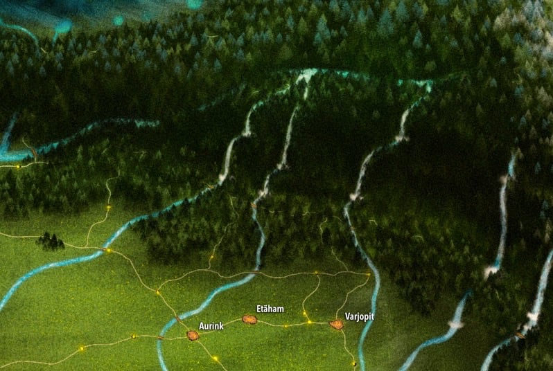 Brandello della mappa de “I Silenzi”